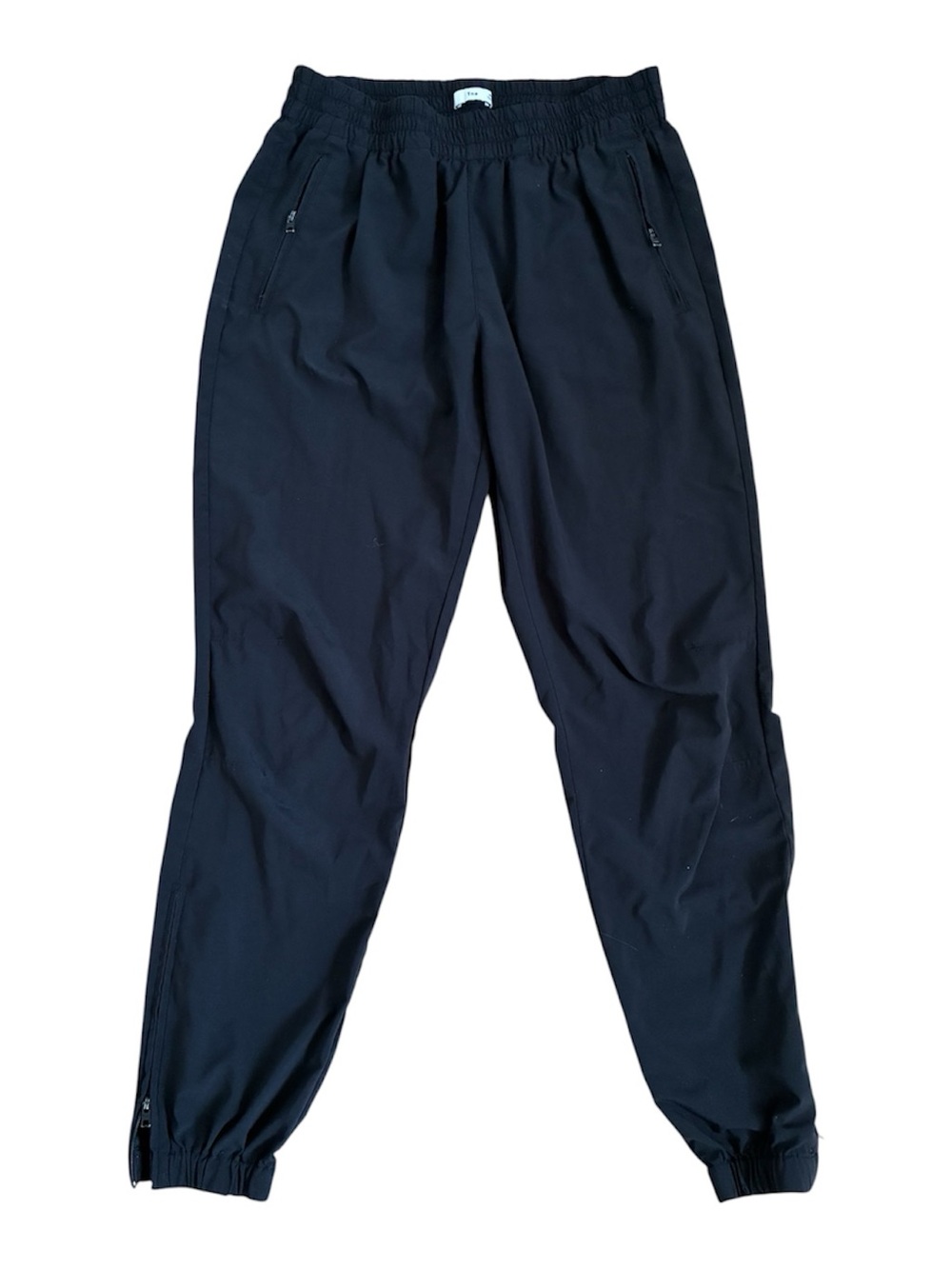 Aritzia TNA Black Lightweight Zip Ankle Athletic Jogger Pants Size M